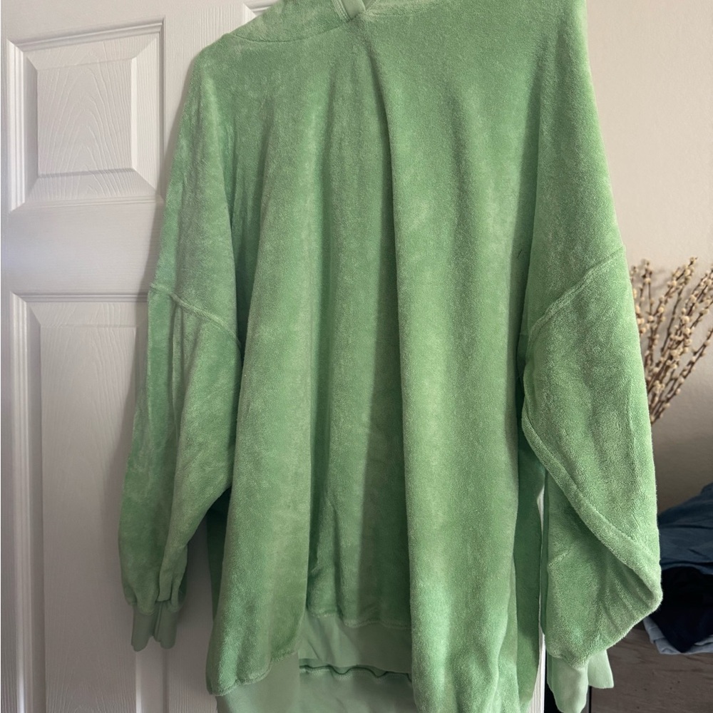 Daily Drills Light Green Cowl Neck Sweater